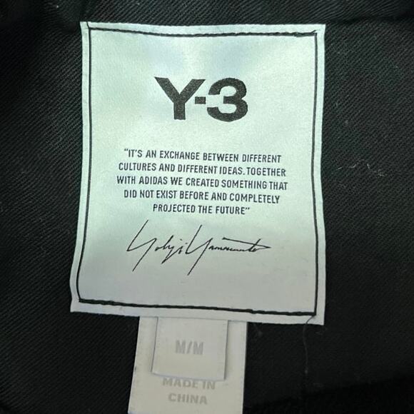 Y-3 Womens Black Long Sleeve Logo Crew Neck Cozy Sweater Sweatshirt Top Size M - Picture 11 of 14